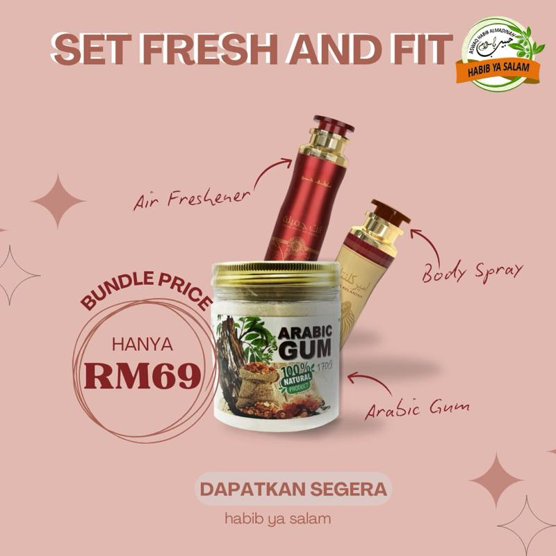 Arabic gum powder original 100% (FREEGIFT AIR FRESHENER & BODY - TikTok ...