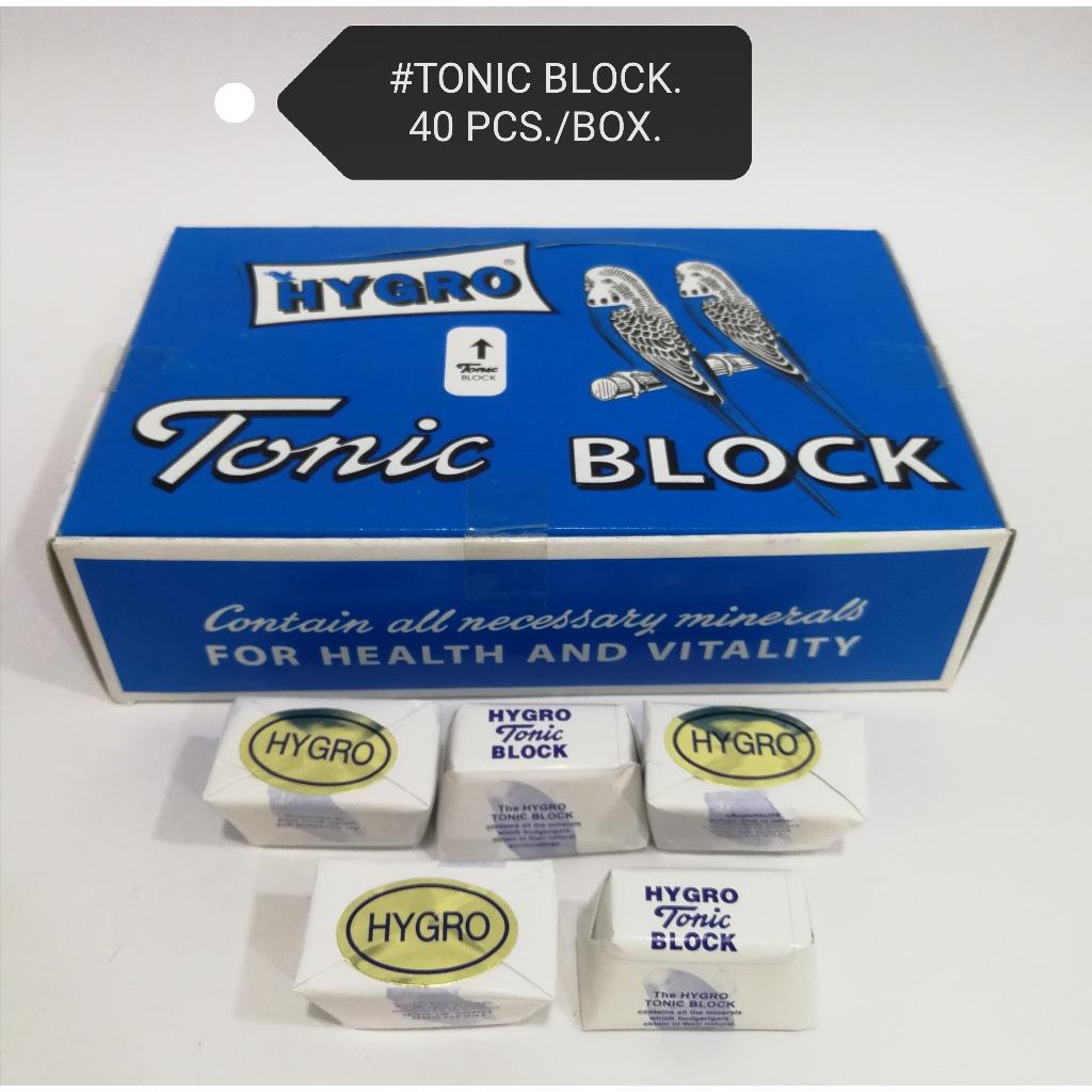 Hygro Tonic Block 30gram Bird Parrot Budgie Burung Mineral