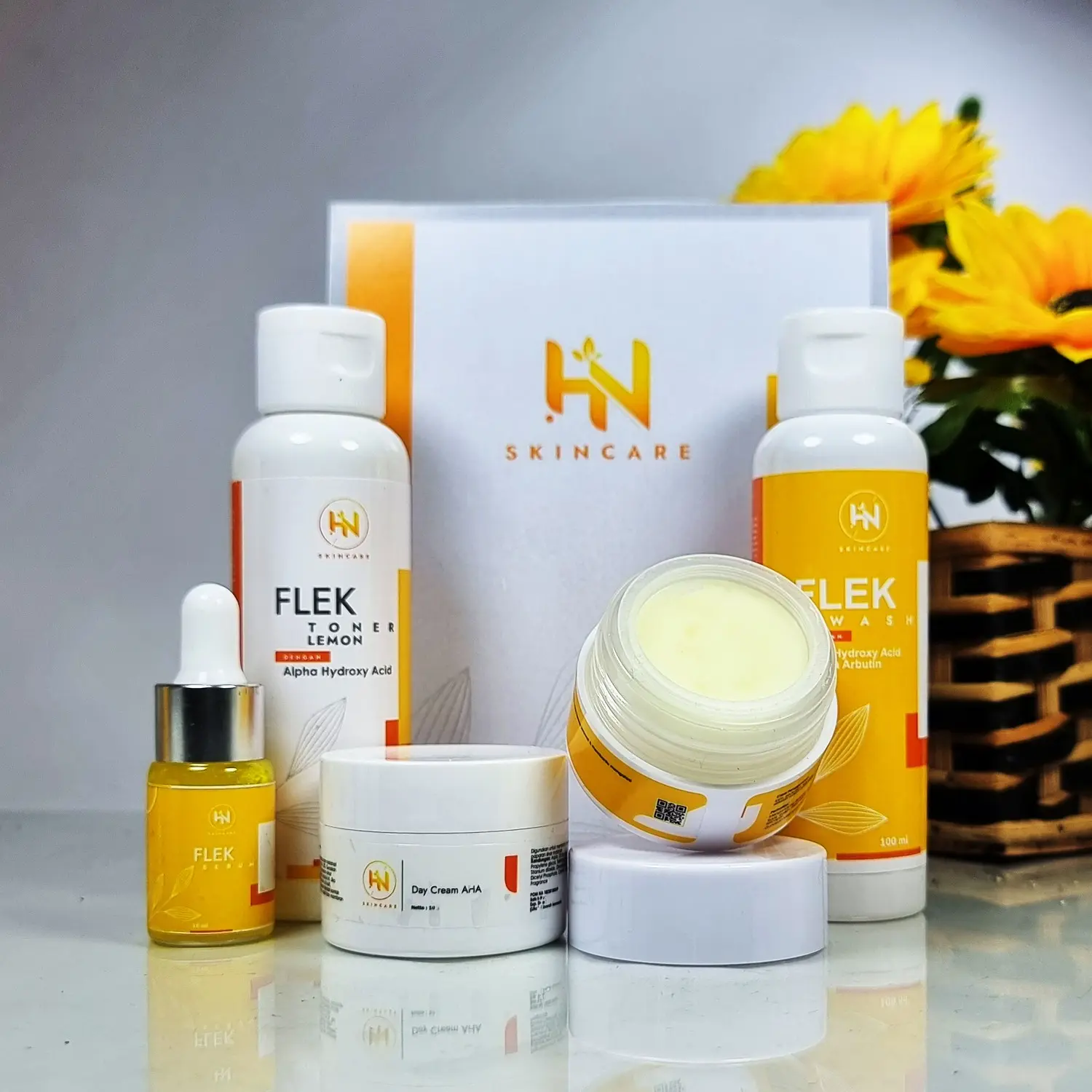 HN Skincare Apoteker Paket Booster Flek Lengkap 5 item Perawatan Pencerah Wajah