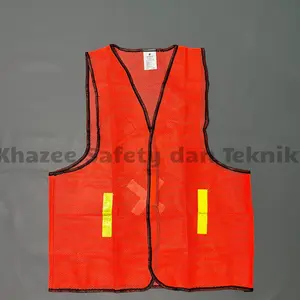 rompi jalan orange atau rompi proyek jaring orange