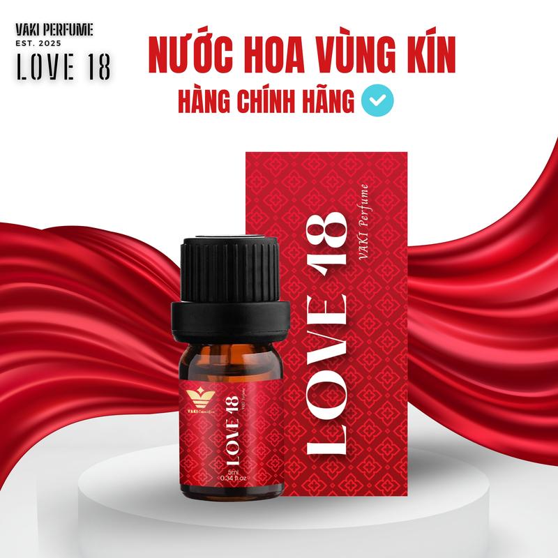 Love 18 nước hoa nữ thơm cưng  có che tên  5ml - Hàng Chính Hãng 