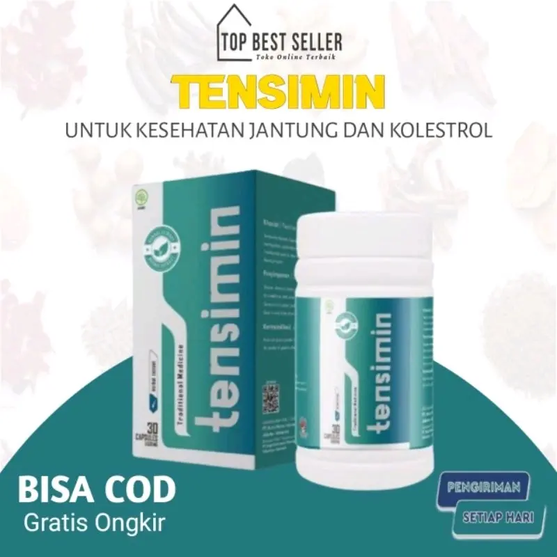 Tensimin Kapsul Herbal Original Untuk Kesehatan Jantung Dan Kolesterol
