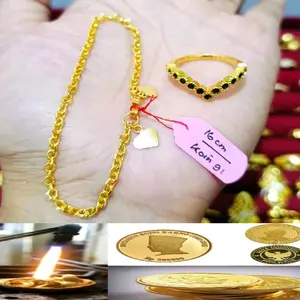 GELANG KOIN NURI POLOZ FREE CINCIN FUJI PERMATA HITAM BERBAHAN KOIN 91