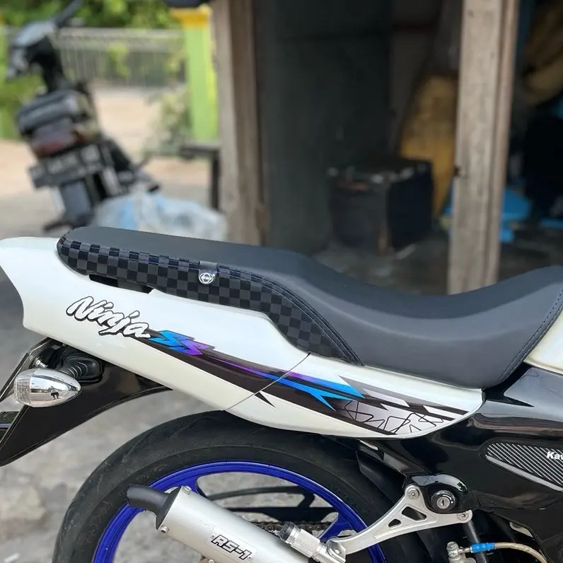 jok ninja ss kulit mb-tech dan amplas busa biru