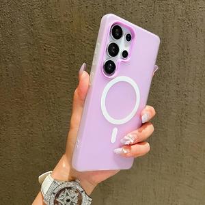 Funda para Samsung A07 A17 A06 A16 A26 A36 A56 A15 A25 A35 A55 A54 A05 A05s 5G Candy de lujo con carga inalámbrica mate