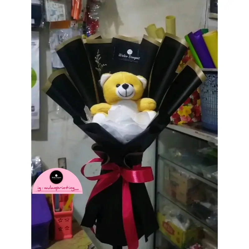 Buket Boneka Mini || Wisuda, Kado, Hadiah, ultah. Ulang tahun Pernikahan 0