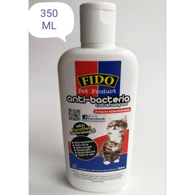 FIDO Cat Anti Bacteria Shampoo 350ml Kitten Adult Syampu Kucing