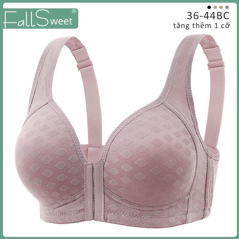 Áo Ngực Nâng Ngực, Closeup Trước Cho Nữ, Áo Ngực Ngoại Cỡ Áo Ngực Thoải Mái, Không Có Dây, Đồ Lót Nữ Mềm Mại, Thích Hợp Cho Mùa Thu, Có Cỡ 36-44 BC
