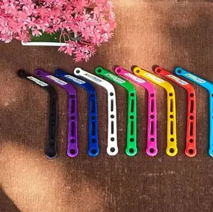 pangkon knalpot. pangkon knalpot Motif L ukuran panjang 17cm full almunium cnc