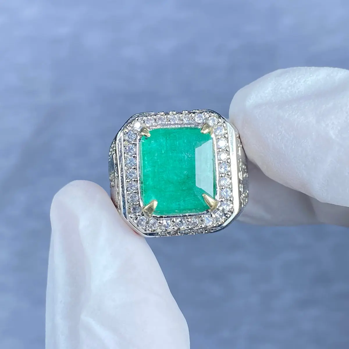 cincin green beryl / zamrud CO