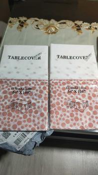 Product Review of Convenient Waterproof for Party Polka Dot Pattern Table Decor Disposable Picnic Cloth Table Runner Tablecloth Tablecover from B**a A**t L**o 0
