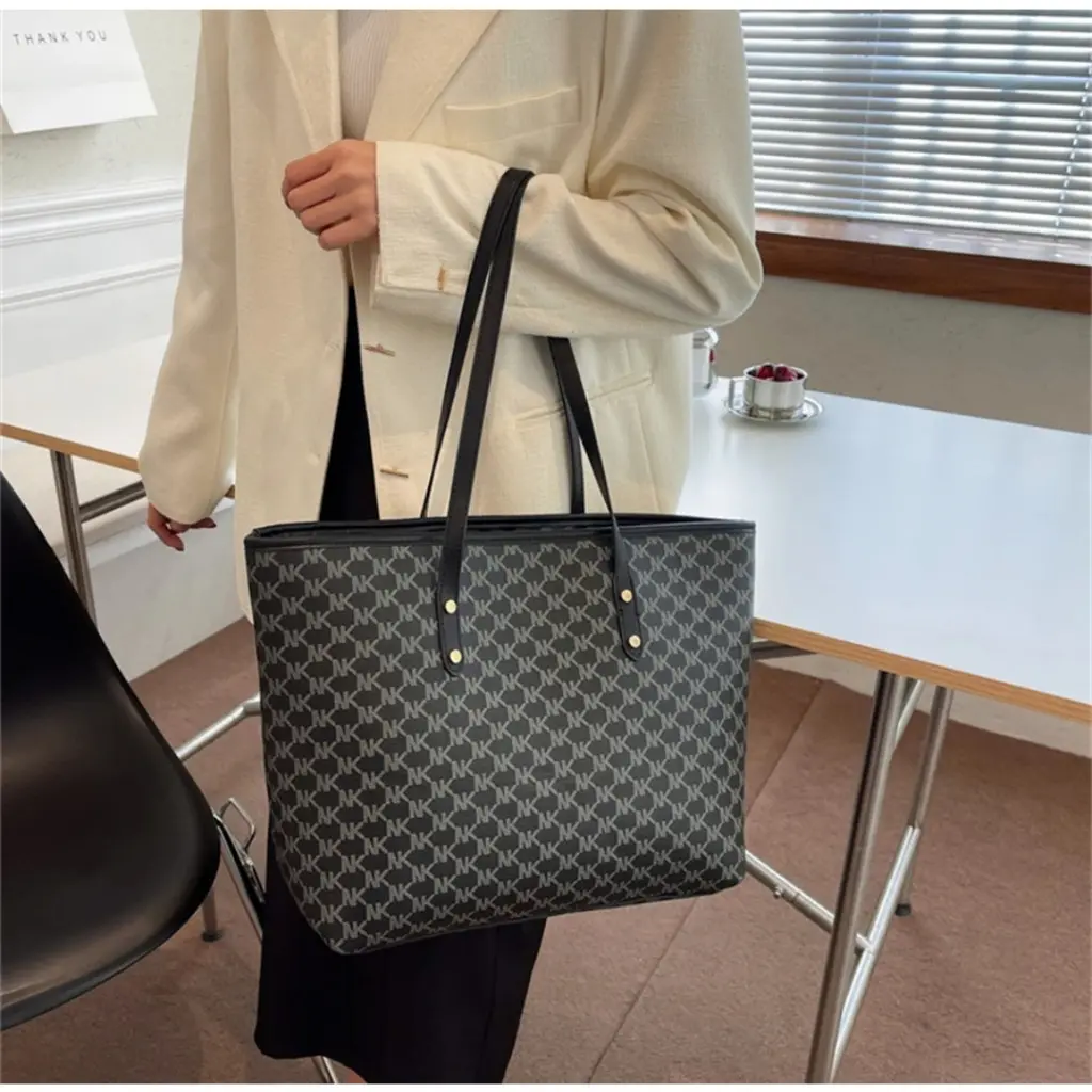 Tas Totebag Nathasa Motif Besar Tas Bahu Wanita Terbaru Kerja Kuliah 2025