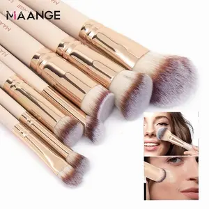 MAANGE 7Pcs Set Brush Makeup Kuas Premium Lembut Flawless Kuas Riasan Wajah | best seller