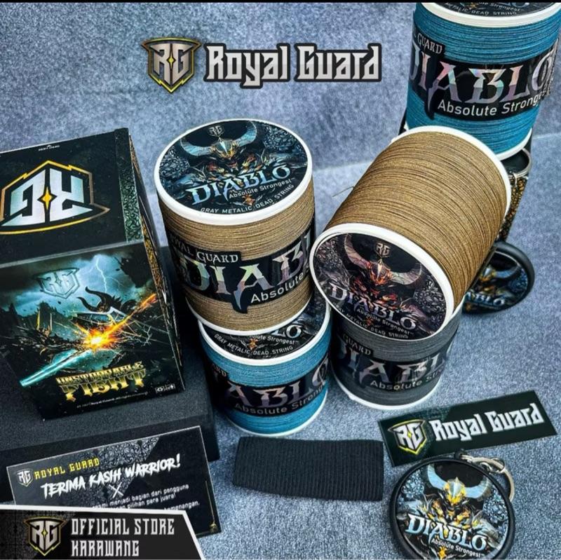 Gelasan DIABLO Royal Guard Grey Metalic Matot 0,22 1600 Sangat Kuat Tajam Bahan Original Import Sugoi