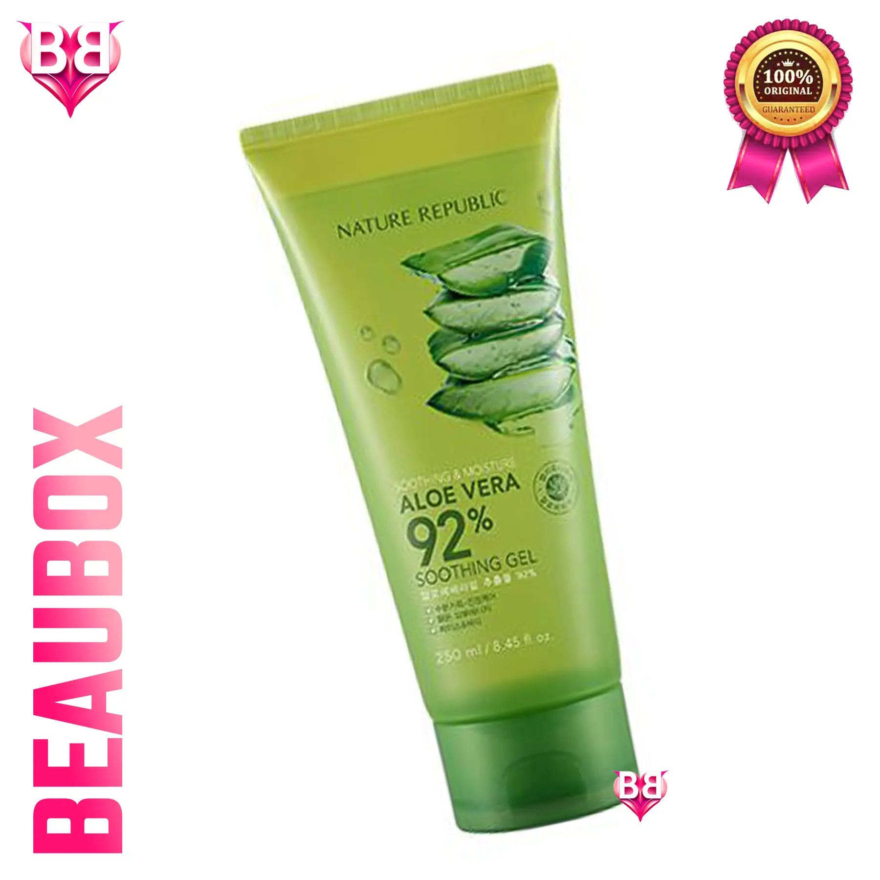 Nature Republic Aloe Vera Tube Soothing Gel 100% GARANSI ORIGINAL KOREA