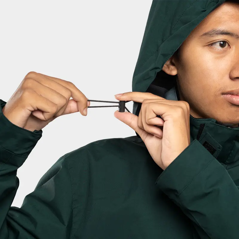 Cozmeed Jaket Gunung Outdoor Olahraga Hiking Camping Pria Wanita Waterproof Estrella Emerald Green 7