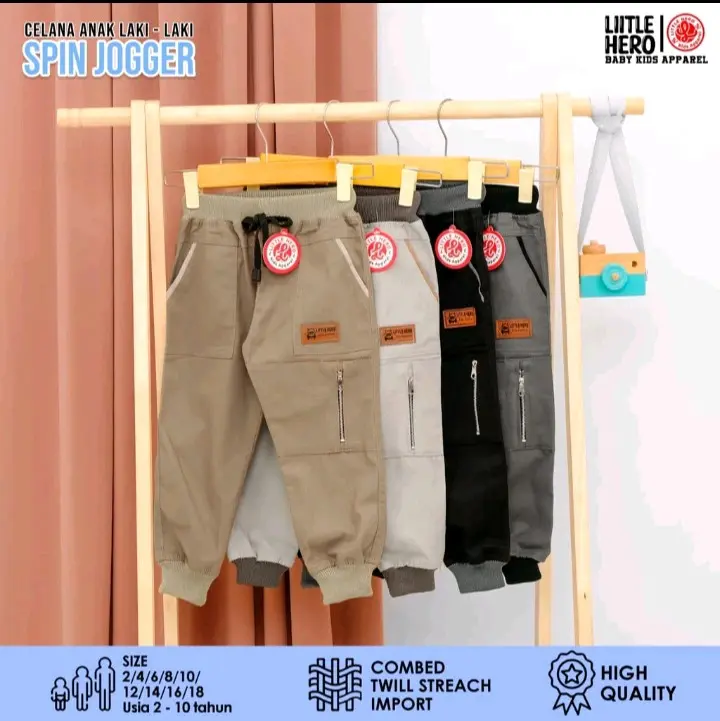 joger spin anak little hero joger anak celana anak celana panjang
