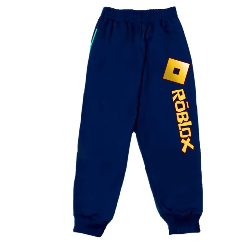 Celana Joger Panjang Anak Laki Laki Perempuan Usia 3-13 Tahun Motif Gambar Logo Roblox kolor 7