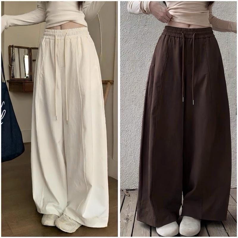 Quần Kaki Thun Ống Rộng Tôn Dáng - 2 Chiều Dài 95cm/100cm