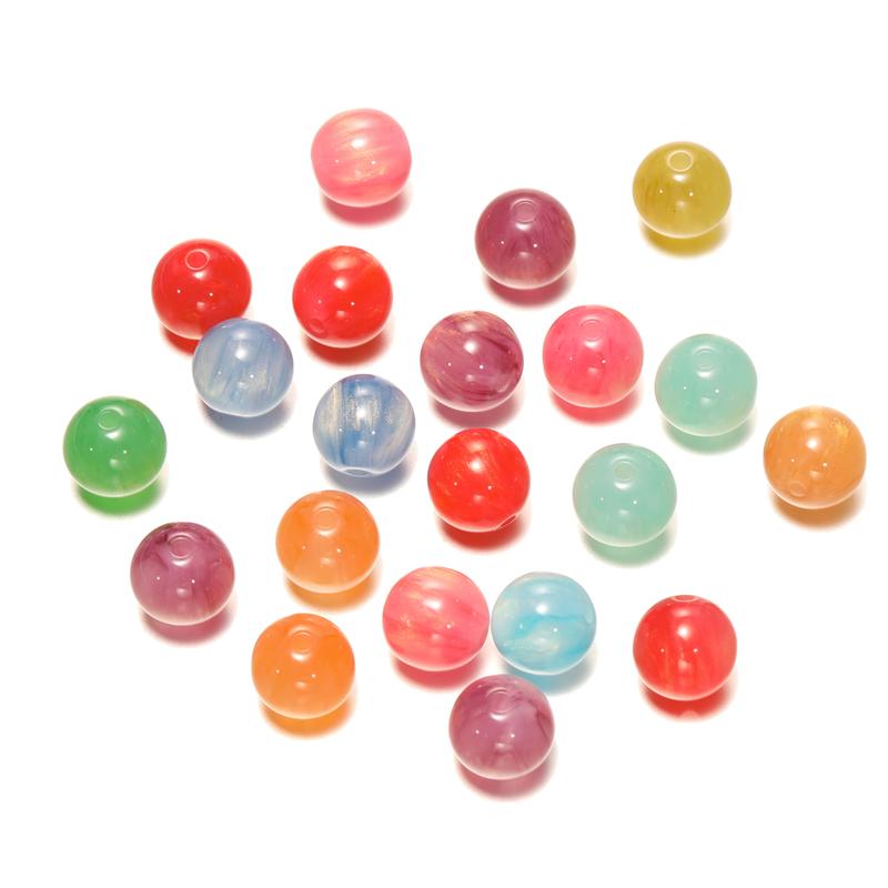 Hạt Giả Đá Tự Nhiên Mắt Mèo Opal, Kích Thước 12mm, Thích Hợp Để Tự Làm Trang Sức, Thiết Kế Bầu Trời Đầy Sao Trong Mơ, Chất Liệu Resin Cát chảy, Vòng Cổ Dây Chuyền Vàng, Phụ Kiện Trang Sức Diy 4