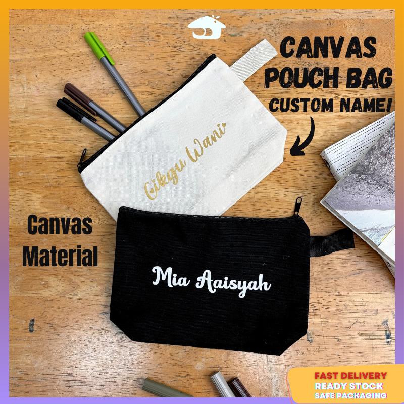 Canvas Pouch Bag - DAYDREAM Customize Name Personalized Canvas - TikTok ...