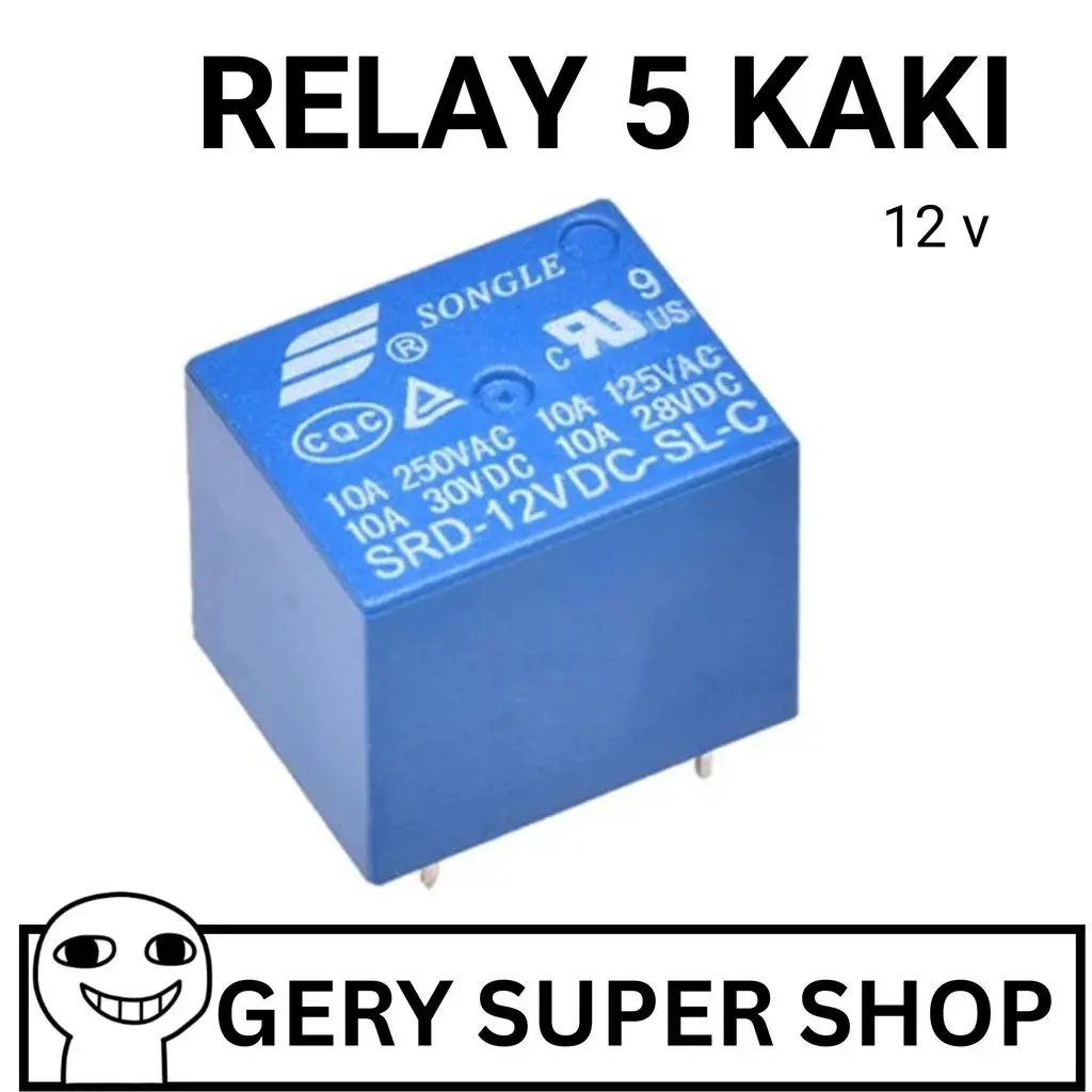 Relay 5v / 12V 10A Original Songle SRD-05VDC-SL-C SRD-12VDC-SL-C 5pin T73 DC Control Coil SL-C