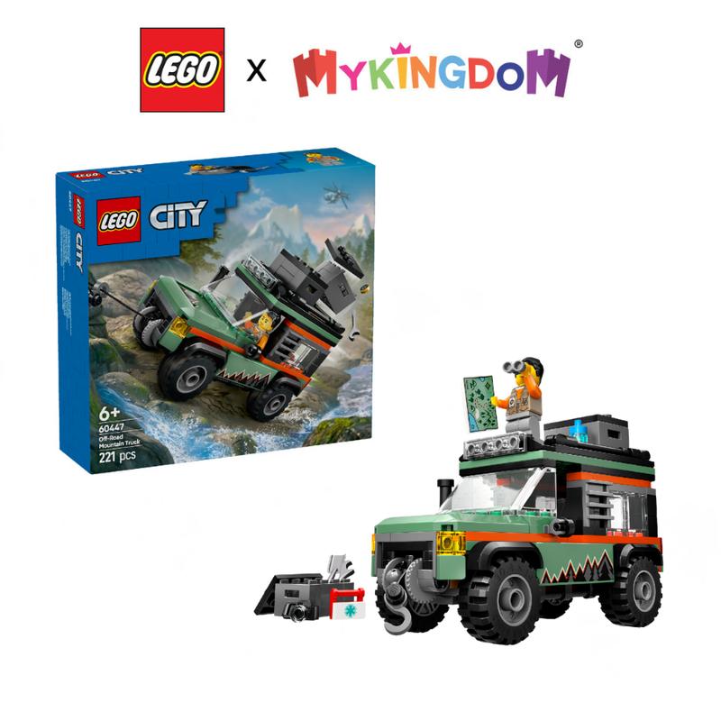  Đồ Chơi Xe Leo Núi Địa Hình 4X4 LEGO CITY 60447  221 chi tiết  