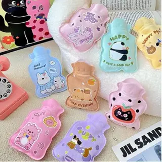 [randomstuff] Pouch Air Panas 150ml Motif Kartun Print Sablon Kompress Hot Water Little Pony Capybara Panda Kitten Compress Bag Anti Bocor Unik Berkualitas Kantong Air Panas Penghangat Badan Colorful Aesthetic 7