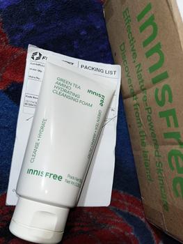 Product Review of Innisfree Green Tea Amino Hydrating  Cleansing Foam 150g / Sabun Pembersih Wajah untuk Kulit Kering from a**🎱 0