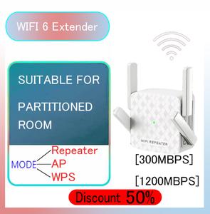 WiFi Extender/Booster, Penguat Isyarat WiFi, WiFi Repeater 300/1200 Mbps Dual-Band, Mod Repeater / AP / WPS, Untuk Jarak Jauh, Penggunaan Rumah & PerniagaanWiFi 5 USB Adapter Dual Band 2.4GHz/5GHz, 1300Mbps Wireless Network Card with Dual Antenna