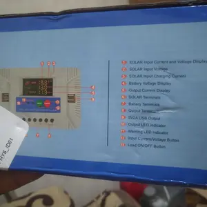 PWM untuk baterai lithium Controller Panel Surya 12V 24V 30A Solar charger controler