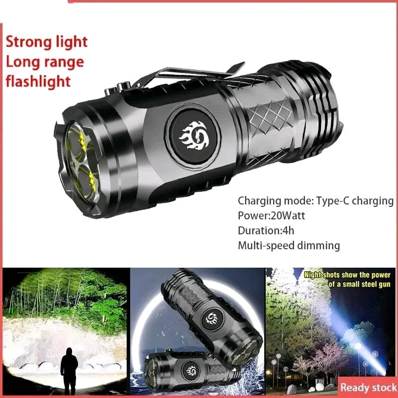 Senter Led Super Terang MX-B16 10000 Lumens Jarak Jauh Waterproof High Power Flashlight Tahan Air 0