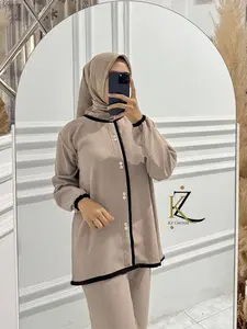 KIRANA ONE SET WANITA BAHAN CRINGKLE AIRFLOW
