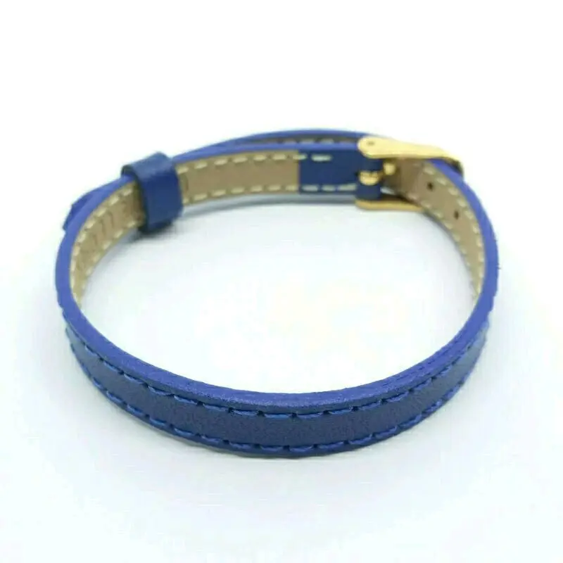 Gelang Gesper Kulit Gelang Sabuk Pria  Wanita free Karet Pembatas Liontin 6