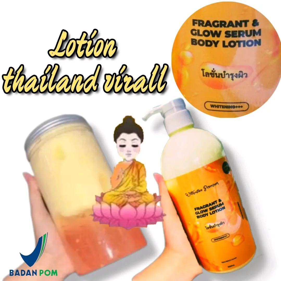 Hb Thailand pemutih badan 1000ml/1KG jumbo paket hemat,hb whitening, hb pemutih badan bpom, mencerahkan kulit dan melembabkan