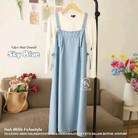 Gambar FEFASTYLE - OVERALL TUNIK WANITA - YUBIN OVERALL TUNIK DRESS Atasan Midi Basic Casual blouse  tunik - Army, M dari FEFA STYLE Kota Tasikmalaya 3 Tokopedia