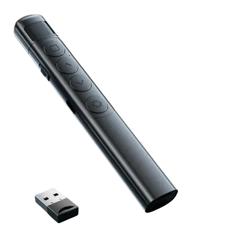 Teaching demonstration business PPT speech red light remote control pen Multi functional charging flip pen teaching demonstration, business PPT presentation, red light remote control pen
