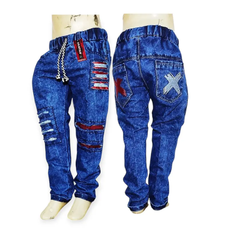 Celana Panjang Jeans Model Sobek Anak Laki Laki 2 s/d 15 Tahun Terbaru Fivan12 - Fashion 5