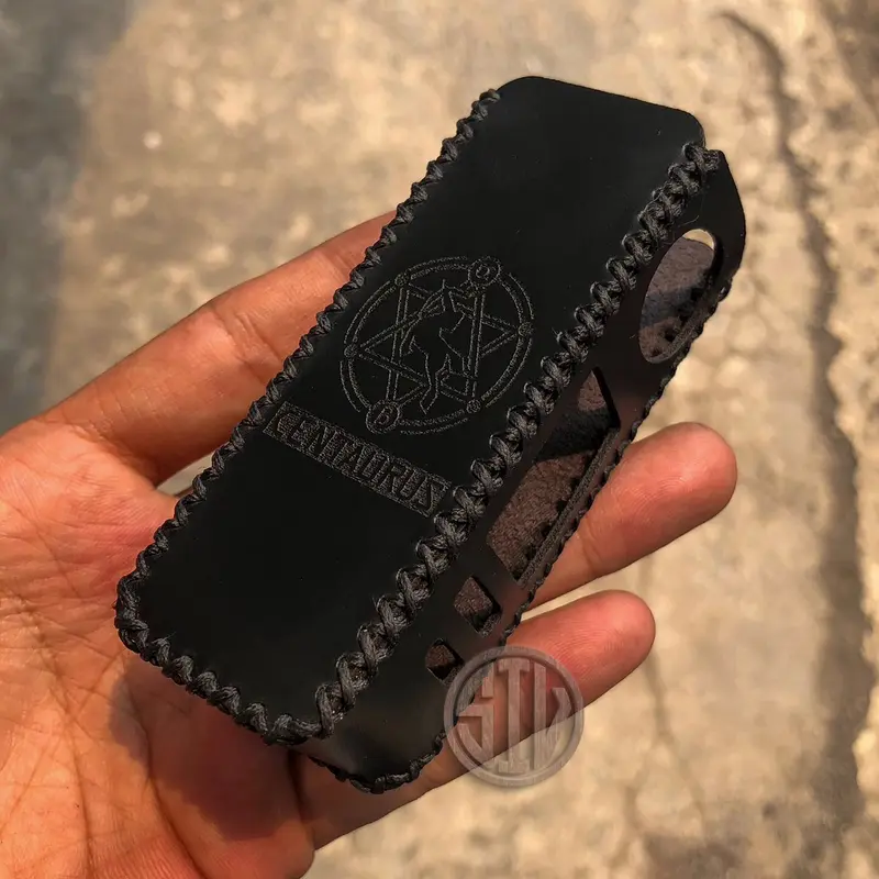 Sleeve Case Kulit Sintetis M100 Hitam Polos 0