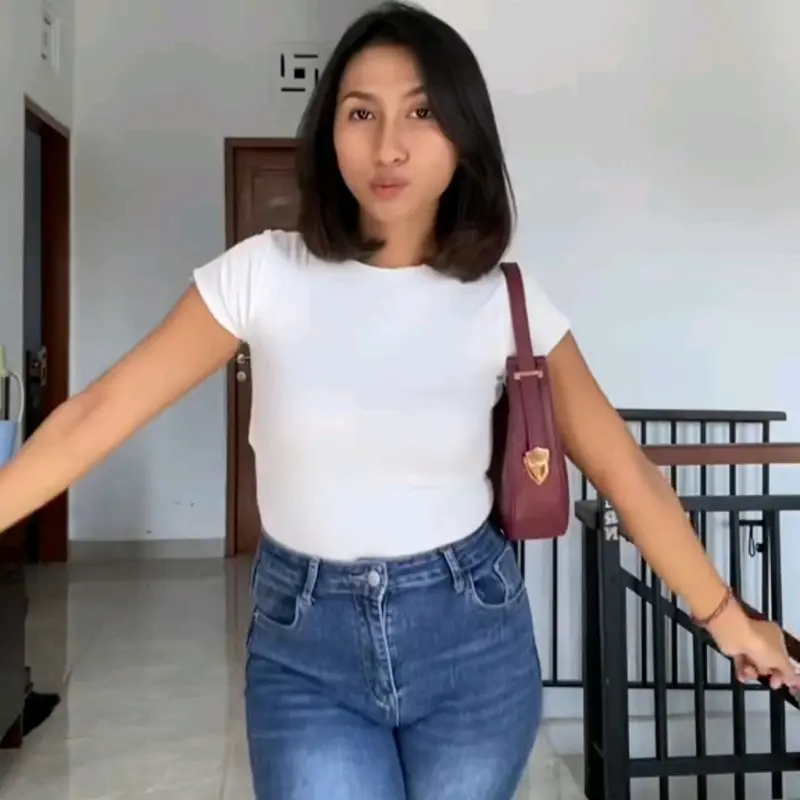 ALINSKA SHOULDERBAG Kulit PU Tas Bahu Wanita Selempang Slingbag Cewek 2