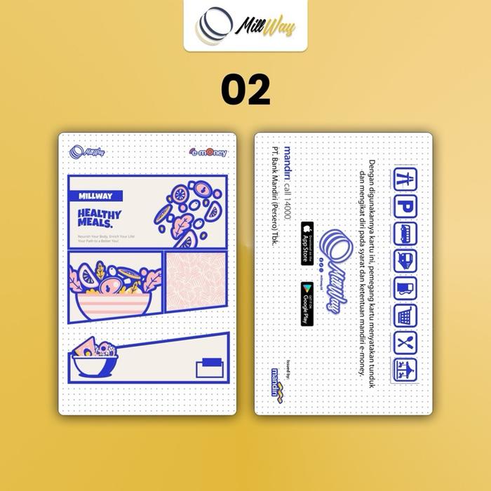 Gambar Millway - Kartu elektronik serbaguna special desain Millway - 01 dari Millway Indonesia Kota Administrasi Jakarta Pusat 4 Tokopedia