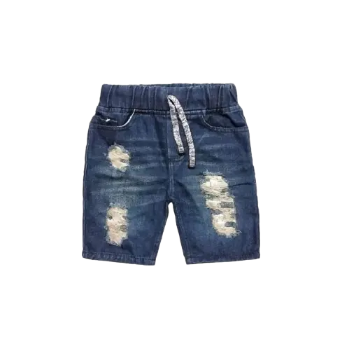Celana jeans pendek anak laki-laki model rived bio thin 2-8 taun Bayi Fashion