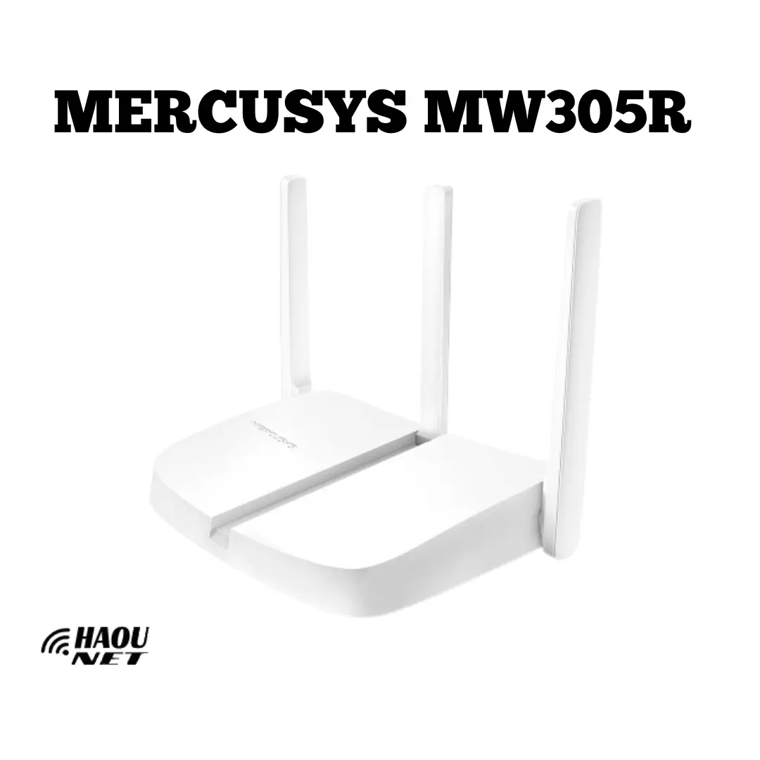 Router WiFi MERCUSYS MW305R dengan Kecepatan 300 Mbps dan 3 Antena Eksternal Include Adaptor