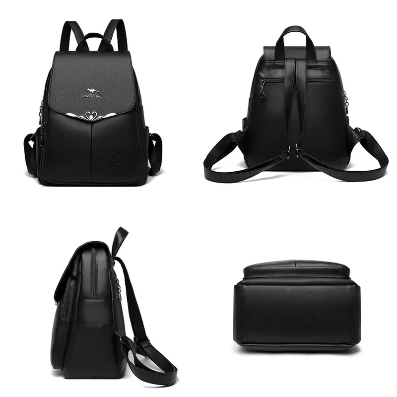 Tas Ransel Wanita Import Murah Fashion Terbaru dengan Fitur Kedap Air Kulit 6