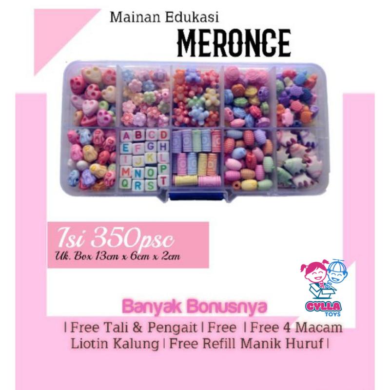 MAINAN EDUKASI ANAK MANIK MERONCE KERAJINAN TANGAN ANAK BOX SEKAT 0