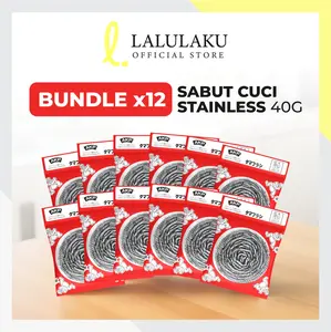 SABUT BESI STAINLES BESAR 40 GRAM / KAWAT CUCI PIRING SERBAGUNA