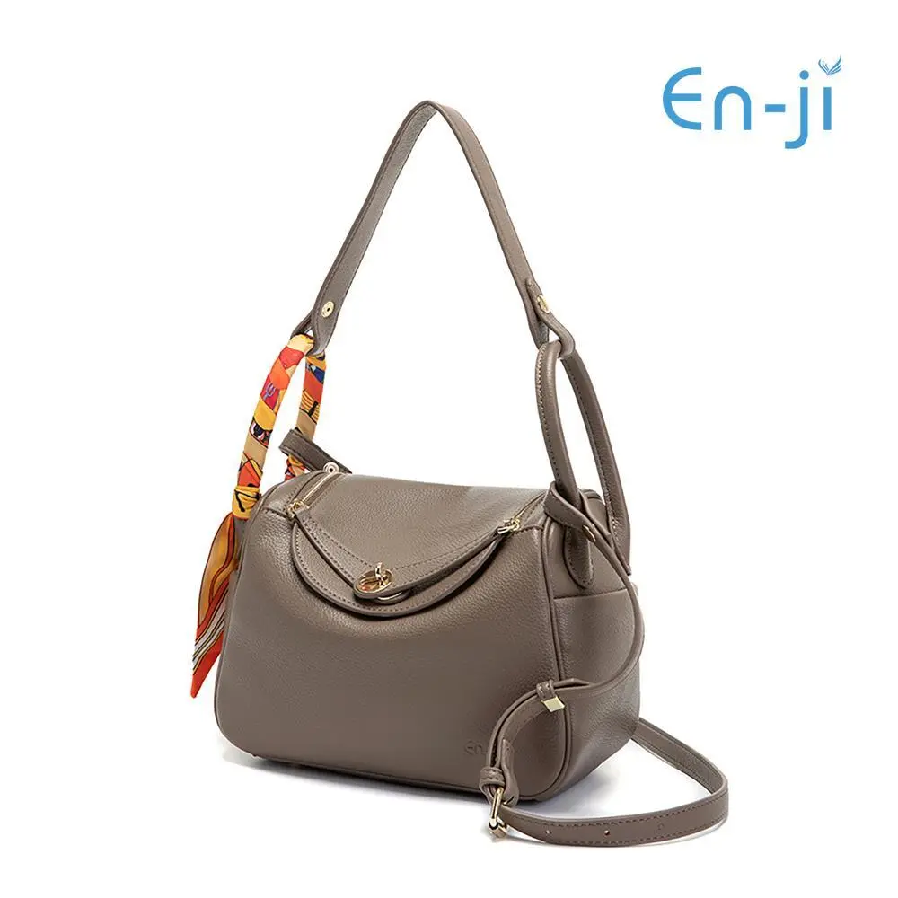 En-ji Jiyol Shoulderbag - Taupe Slingbag Selempang