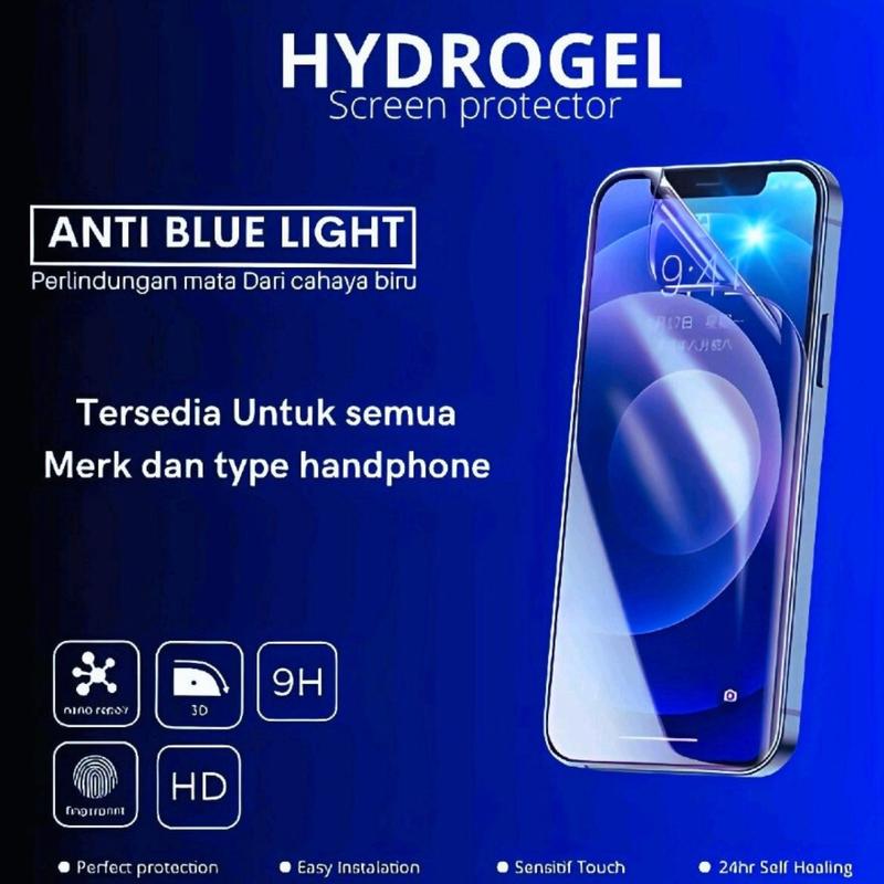 ANTI GORES HYDROGEL ANTI RADIASI - Untuk semua Type handphone 0