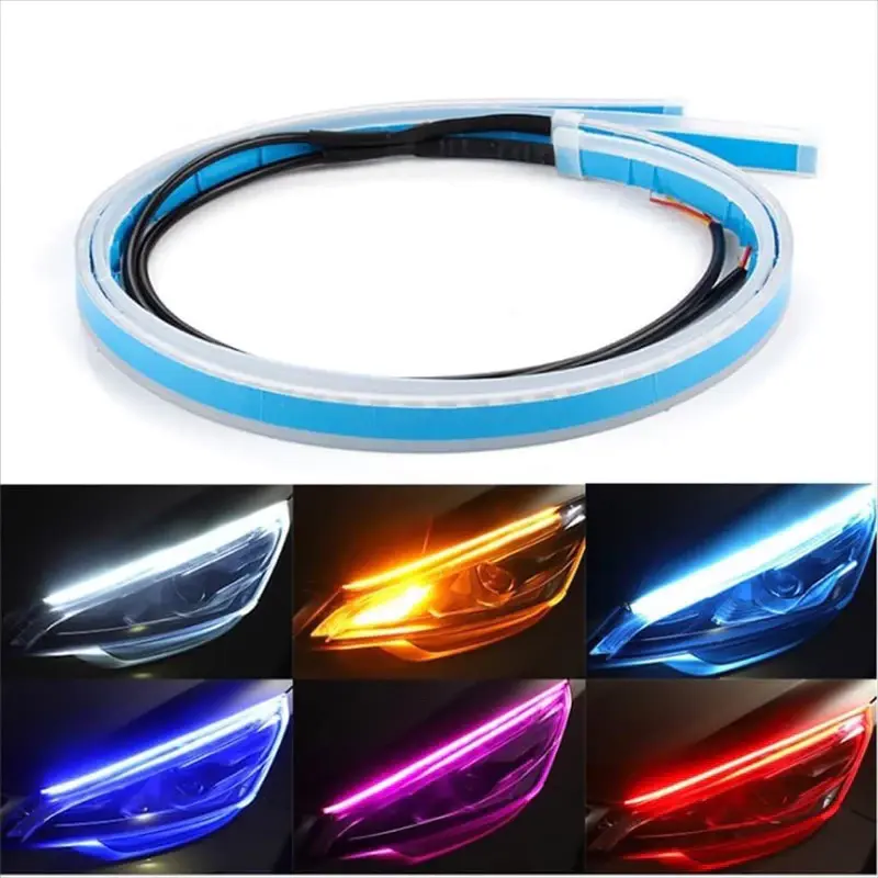 Lampu Led Alis Welcome DRL Running 2 Mode 30CM Fleksible Universal Vario Beat Nmax Pcx Aerox Mio Scoopy Supra DLL