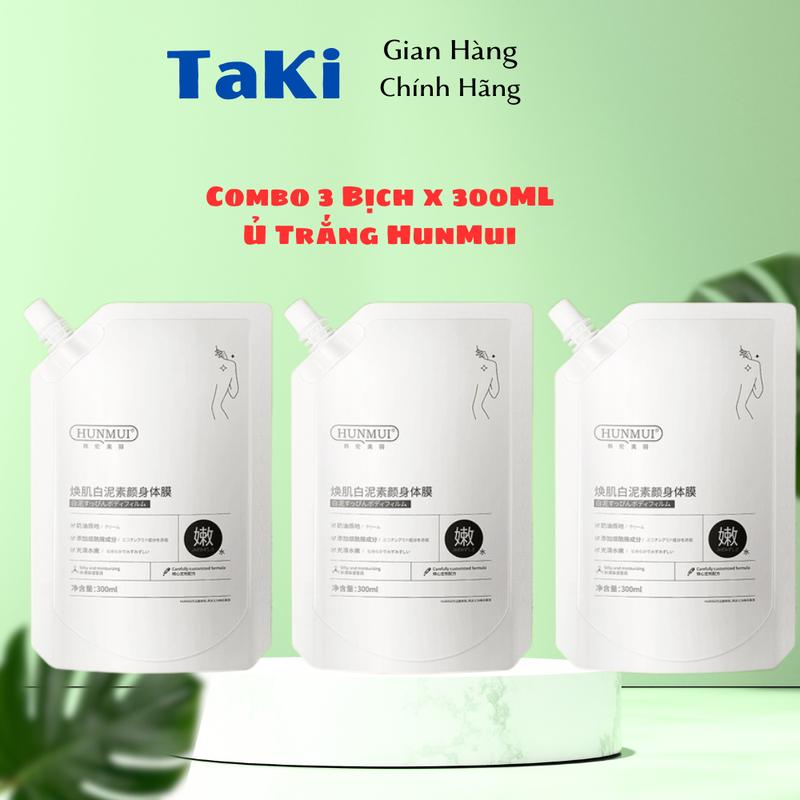 3 GÓI KEM Ủ LÊN TÔNG DA BODY HUNMUI DÀNH CHO DA ĐEN CHAI LÌ Dưỡng Da Body Dưỡng Body Làm Đẹp Da Nữ